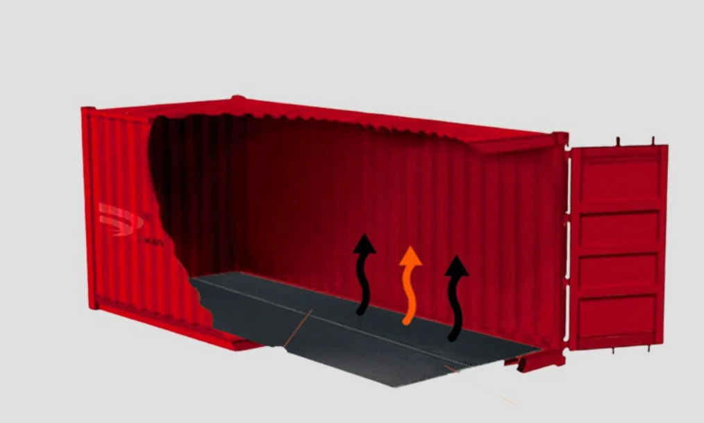 E-Wave Heater Pad in red container