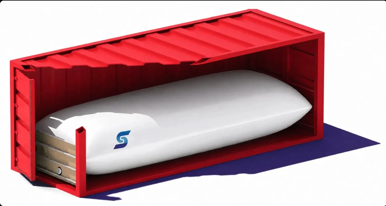 Flexitank inside 20ft shipping container