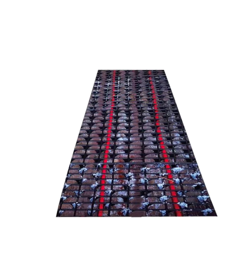 Steam heater pad close-up